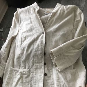 Talbots linen/cotton jacket